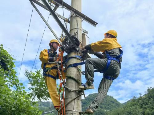 国网城口供电公司：安装绝缘护套 让“跳闸隐患”变“双向守护”
